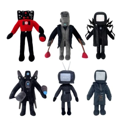 MARKENLOS Speakerman Tv Man Plush Stuffed Doll Toys Gifts Skibidi Toilet Titan Monitorman