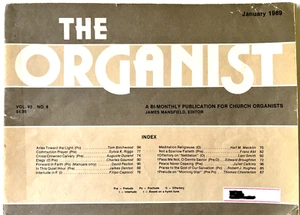 The Organist January 1989 Church Organ Music Book 14 Songs - Picture 1 of 5