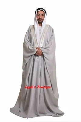 Increíble capa tradicional kuwaití khaleej árabe para hombre Foto 1 de 4