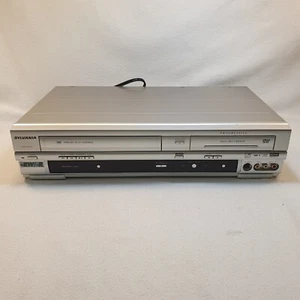Sylvania DVR90VG Combo DVD Recorder VHS Player Recorder HiFi VCR WORKS No Remote - Picture 1 of 10