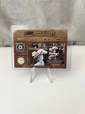1998 Pacific Invincible #18 ALEX RODRIGUEZ Moments In Time (1:145) SUPER RARE!!! - Image 1 of 2