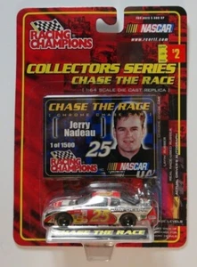 Nascar Jerry Nadeau 25 Racing Champions 1/64 Limited 1 of 1500 Chrome Chase Car - Bild 1 von 9