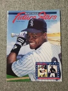 BECKETT  FUTURE STARS PRICE GUIDE JUNE 1991 ISSUE #2 FRANK THOMAS SHAQ (BACK) - Bild 1 von 2