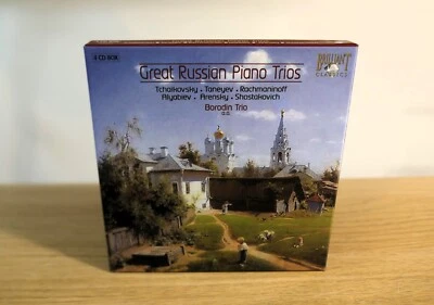 Great Russian Piano Trios Borodin Trio 4 CD Brilliant Classics *LIKE NEW* - Image 1 of 4