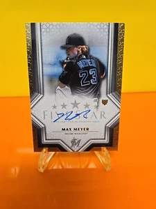 MAX MEYER RC AUTO #FSA-MM 2023 TOPPS FIVE STAR - MARLINS RC Rookie - Picture 1 of 3