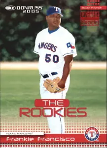 2005 (RANGERS) Donruss Rookies Press Proofs Red #2 Frankie Francisco /200 - Picture 1 of 2
