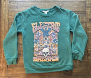 Tilly’s Full Tilt Electric Dreams Sweatshirt Size Girls Youth LG, Pre-Owned - Picture 1 of 4