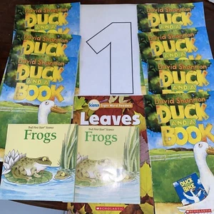 7 Duck and a Book, 1 Leaves, 2 Frogs AR 1st grade BL 1.0, 1.2, 1.4 W/ Duplicates - Picture 1 of 12