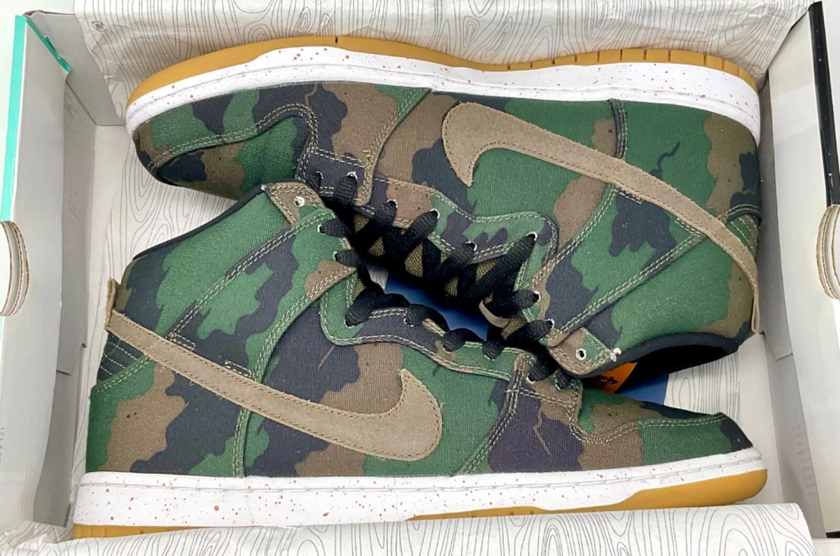 Nike Dunk SB High Camo | eBay