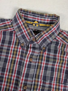 Ariat Pro Series Long Sleeve Button Down Mens Medium Multi Plaid Western - Picture 1 of 9