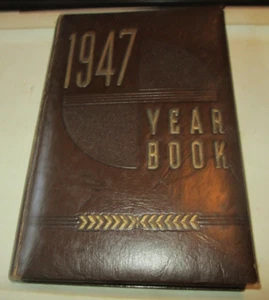 1947 PERSONAL CHRONICLE BUSINESS YEARBOOK DIARY JOURNAL HAND WRITING SCRAP BOOK - Picture 1 of 15