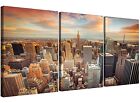 Cheap New York Skyline Canvas Wall Art 3 Panel for your Living Room
