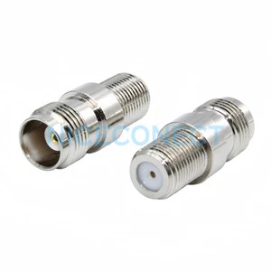 Conector de cable coaxial adaptador de RF hembra a conector hembra conector hembra tipo F de 10 piezas - Imagen 1 de 6
