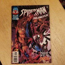 Spider-Man Unlimited #15 Comic Book Puma Tom Defalco Joe Bennett Tim Dzon 1997