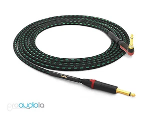 Evidence Audio Lyric HG Instrument Cable | Neutrik Gold TS to 90º Silent TS 10' - Picture 1 of 1