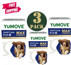 3 PACK YuMOVE Senior MAX Strength Dog Joint Supplement Stiff Older Dogs-360 - Picture 1 of 4