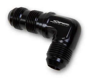 HOLLEY 23506063 -6 90 DEG. BULKHEAD FITTING BLACK (23506063) - Picture 1 of 4