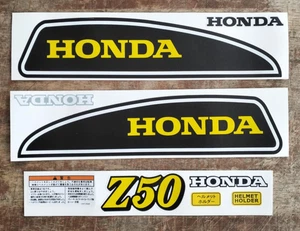 1973 HONDA GORILLA Z50 K4 MINITRAIL STICKER SET 3 STK. FUEL GAS TANK SIDE COVER - Picture 1 of 5