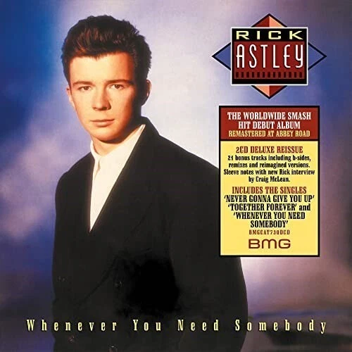 Rick Astley - Whenever You Need Somebody [New CD] Deluxe Ed, Rmst Foto 1 de 1