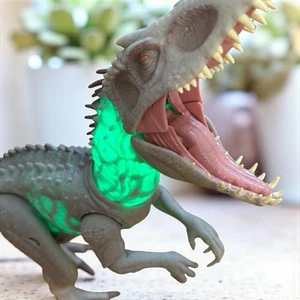 Mattel Jurassic World Camp Cretaceous Indominus Rex Modellino Funzionante 23" - Foto 1 di 12