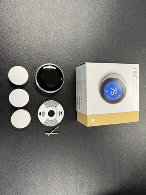 Nest Learning Thermostat - 3rd Generation Stainless Steel T3007es - Image 1 of 4