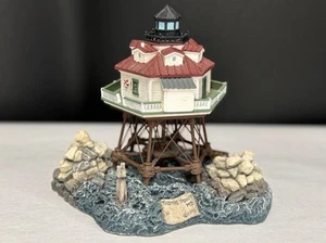 Harbour Lights 1998 Thomas Point Maryland Lighthouse Figurine #421 A3945 Vintage - Picture 1 of 5