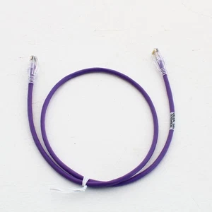 Hubbell Crossover Patch Cord Cat 6 Purple 3Ft LAN Ethernet Network Cable - Picture 1 of 5