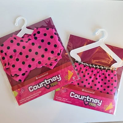 Conjunto Falda Courtney's American Girl y Top Lunares Rosa en Embalaje Retirado Foto 1 de 4