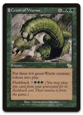 Crush of Wurms #110 (NM) Judgment JUD Magic MTG - Image 1 of 2