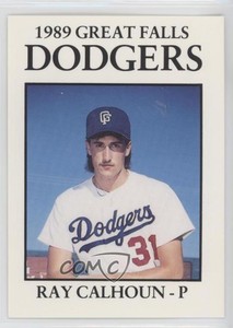 1989 Sport Pro Great Falls Dodgers Ray Calhoun #30
