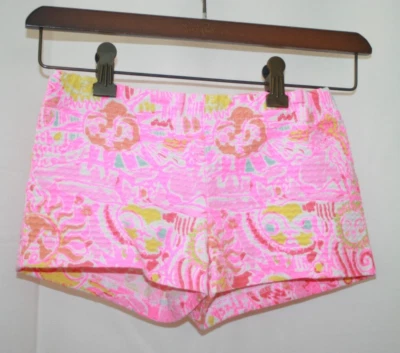 Шорты Lilly Pulitzer молодежные для девочек Little Liza розовые надутые больше #23592 | размер: 7 - Изображение 1 из 4