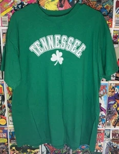 Vintage UT Tennessee Volunteers Vols Tee Shirt Mens XL Green Baseball Football - Picture 1 of 3