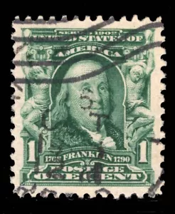 MOMEN: US STAMPS #300 USED PSE GRADED CERT XF-SUP 95J LOT #89363 - Picture 1 of 3