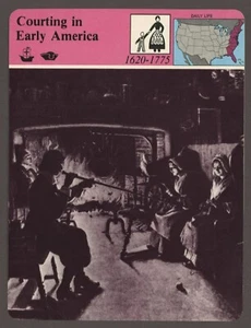 Courting in Early America  Story of America Daily Life History Card - Picture 1 of 1