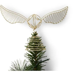 ~ Harry Potter ~ Golden Snitch Tree Topper ~ Christmas Decoration ~ Ornaments ~ - Picture 1 of 4
