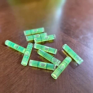 15 PIEZAS D 8 mm L 35 mm vial de nivel de espíritu burbuja de acrílico 5/16"" (D) x 1 3/8"" (L) - Imagen 1 de 3