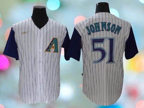 Men's Arizona Diamondbacks - Randy Johnson #51 Cool Base Stitched Jersey Cover