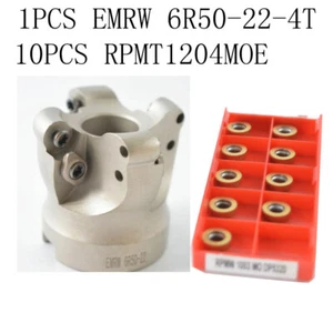 EMRW 6R50-22 fresado de extremo facial redondeado cortador fresado de cara + RPMT1204MO - Imagen 1 de 4