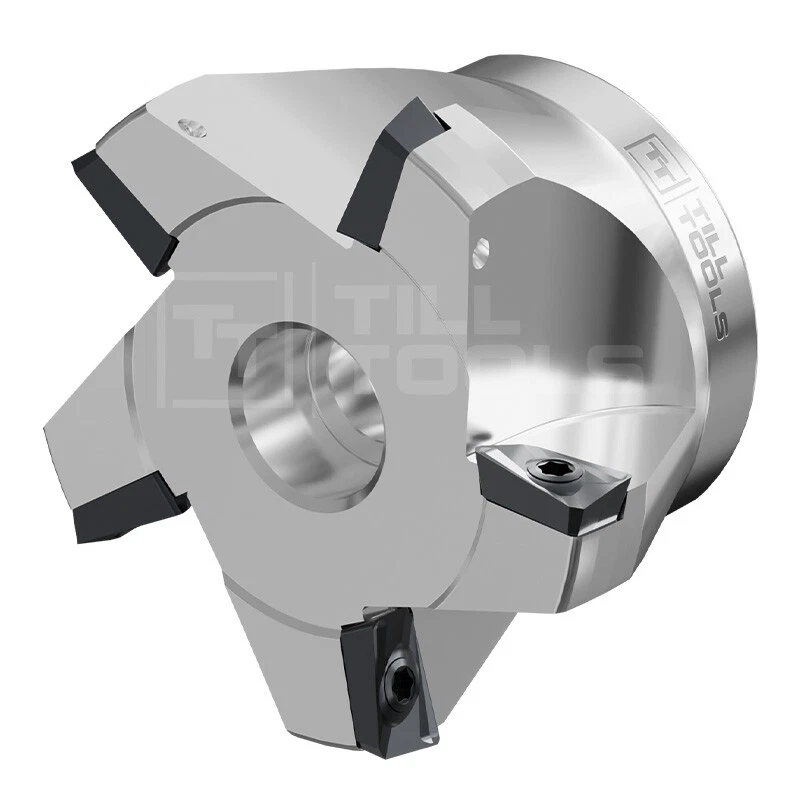 TILL TOOLS Planfräser 75°, Messerkopf, Fräskopf, Wendeplattenfräser für APMT, APKT, APGT