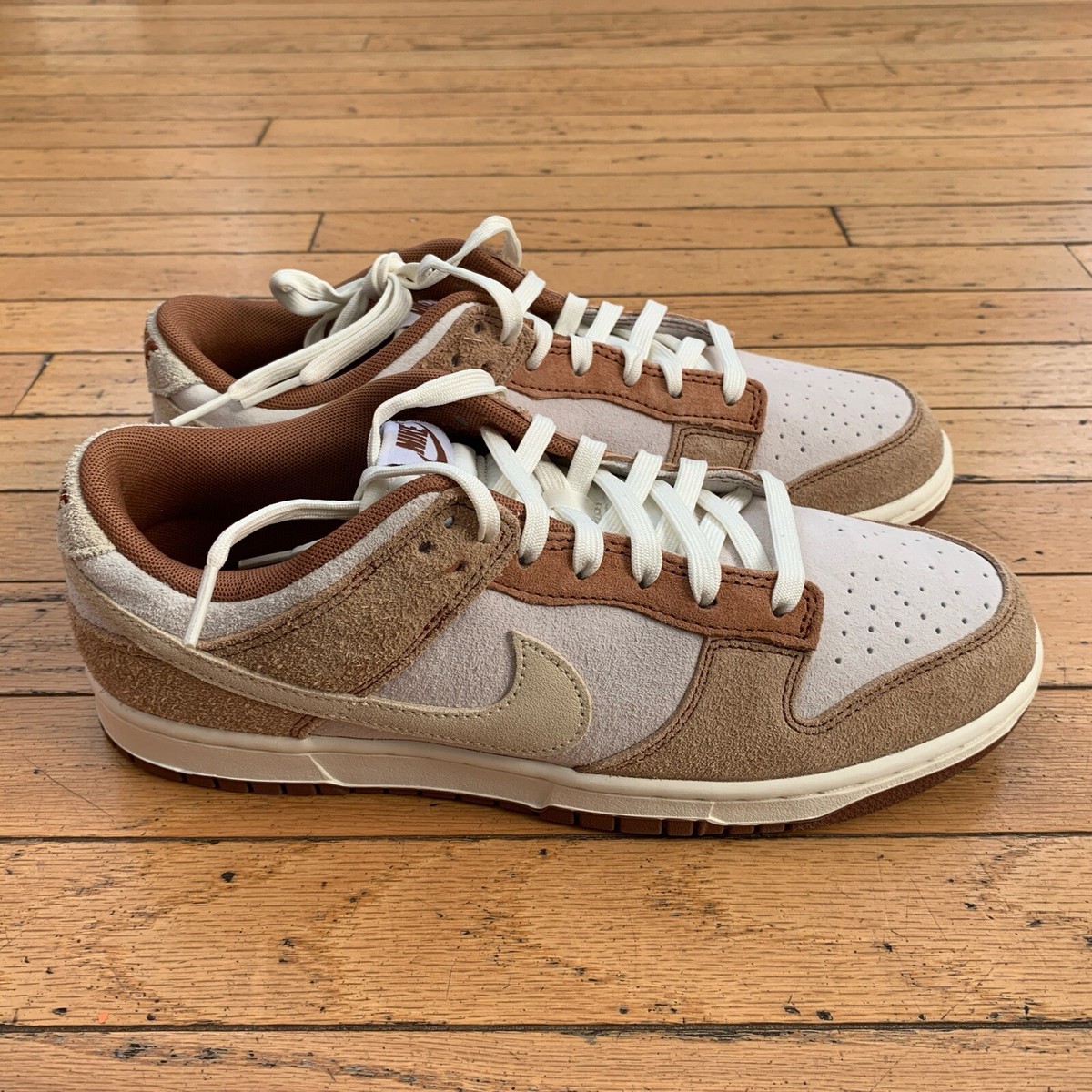 GQ2247◇NIKE : DUNK LOW PRM DD-1390-100 Nike Dunk Low Retro PRM 'Medium Curry' | SNEAKERBOX