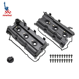 Pair Engine Valve Cover with Gasket For Nissan Frontier Pathfinder Xterra NV1500 - Picture 1 of 11