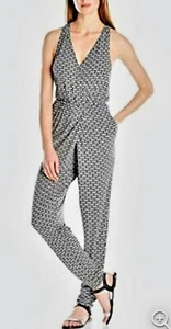 BCBGeneration Black White One Peice Jumpsuit Women's Small - Picture 1 of 6