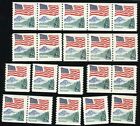 US #2280a 25¢ Flag over Yosemite prephosphor wholesale lot 20 stamps NH MNH
