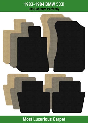 Lloyd Luxe Front & Rear Row Carpet Mats for 1983-1984 BMW 533i  - Image 1 of 4