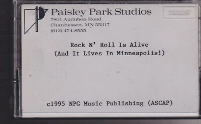 prince rock n' roll is alive (and it lives in Minneapolis!)  cassette promo - Image 1 of 3