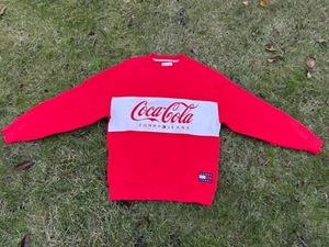 Tommy Hilfiger x Coca Cola Crewneck Sweater Men’s Size Small - Picture 1 of 11