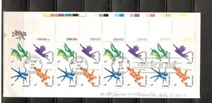 US SC # 1725a American Dance FDC. Uncacheted. Block Of 16. # 12 Envelope - Picture 1 of 1