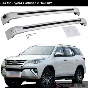 Fits for Fortuner 2016-2024 Lockable Roof Rail Racks Cross Bars Crossbar - Picture 1 of 6