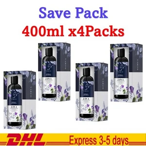 4x Varlis 2in1 Shampoo Conditioner Herbal Reduce Hair Eliminate Dandruff 400ml - Picture 1 of 12