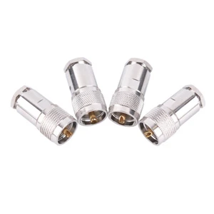 UHF male Plug PL259 clamp for RG8 RG165 RG213 7D-FB cable RF connectorJ GA JW - Zdjęcie 1 z 11